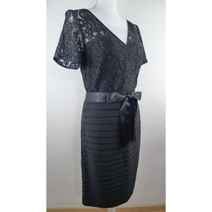 Adrianna Papell Black Women Dress- NWT Size: 8